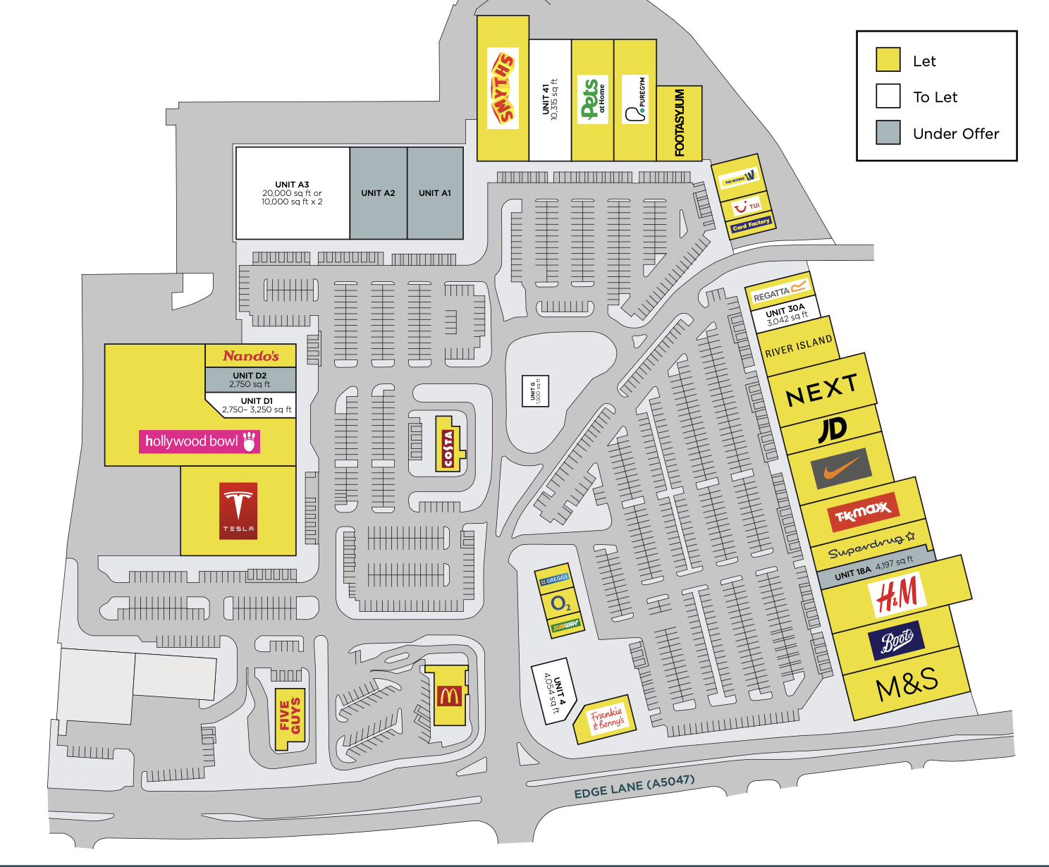 Liverpool Shopping Park Siteplan